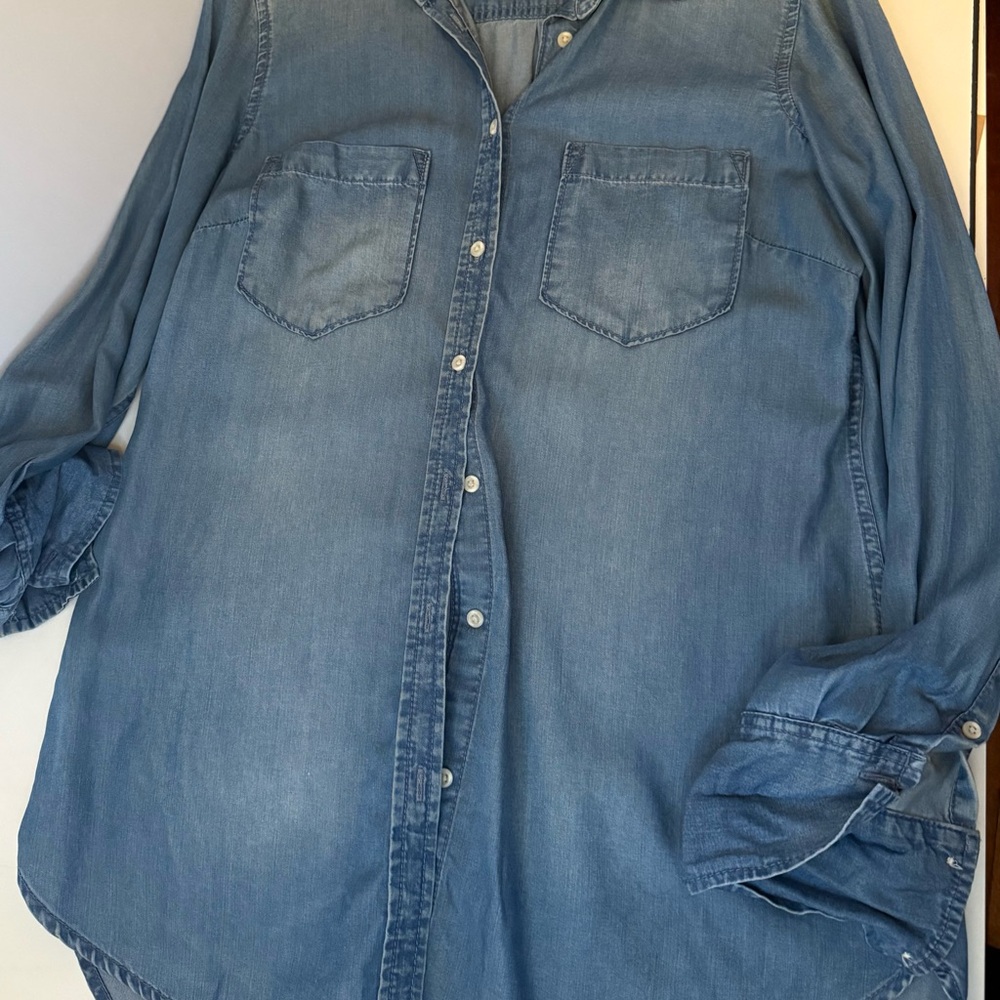 Merona Denim Button Down Shirt